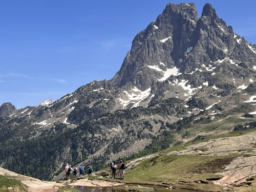 Pic du Midi d'Ossau from Ayous lakes